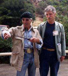Pierre with bayonet at RECON '98