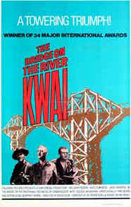 Vintage Bridge on the River Kwai poster